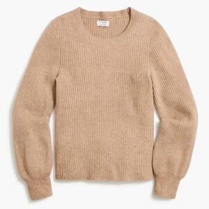 J. Crew Women's Camel Crew Neck Sweater